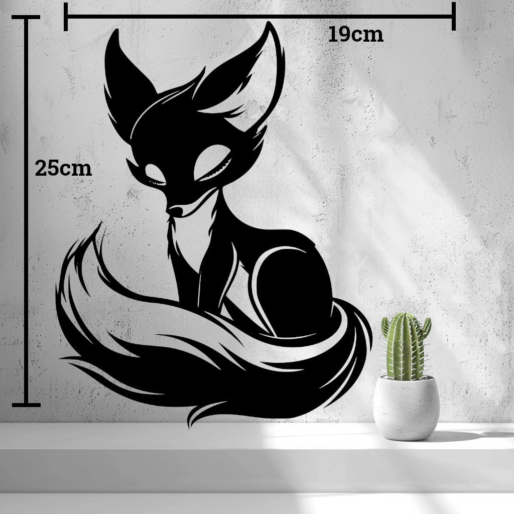 2d Cute Fox Wall Art - thumbnail 2